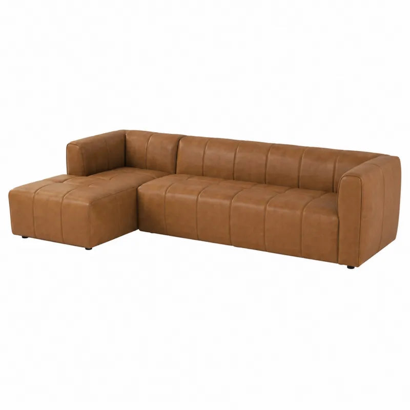 Naro?nik z tkaniny sk¨®ropodobnej br?zowy 285x170 cm