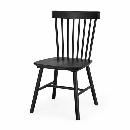 Krzes?o jadalniane drewniane czarne 82cm