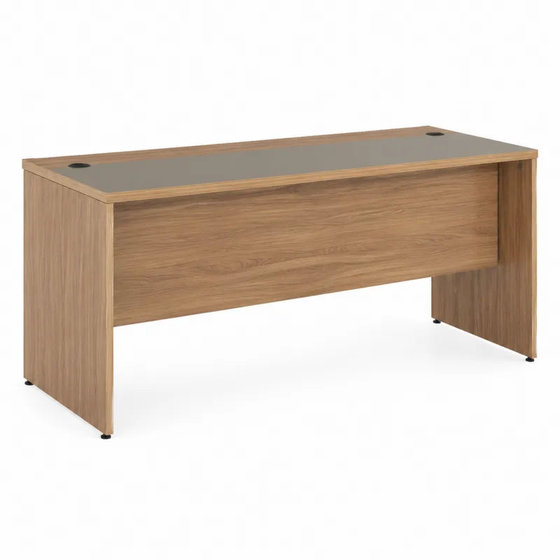 Biurko prostok?tne z p?yty wi¨®rowej 160x80 cm d?b